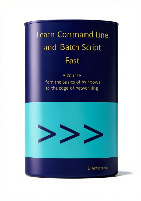 Learn Command Line and Batch Script Fast Book 1 Kindle eBook-0