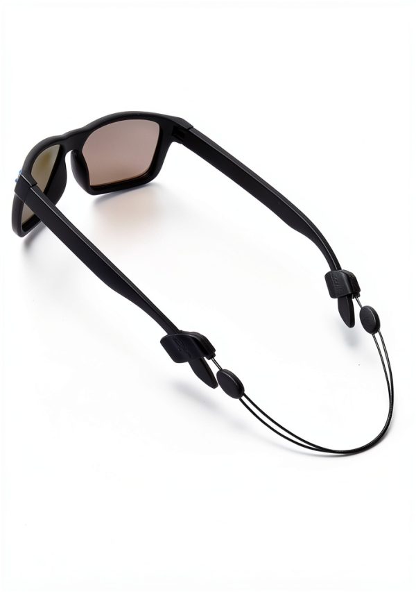 Adjustable Glasses Strap Maitsol 3-Pack Black Silicone Wire Rope 15in-4