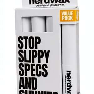 Nerdwax Glasses Wax - 4ct Value Pack | Stop Sliding Glasses | Anti-Slip Eyewear Retainer | As Seen on Shark Tank-0