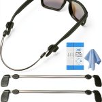 Adjustable Glasses Strap Maitsol 3-Pack Black Silicone Wire Rope 15in-0